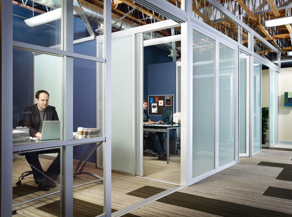 Commercial Glass Office Partitions